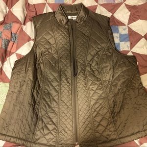 2X Croft and Barrow Gold/Bronze Puffy Vest